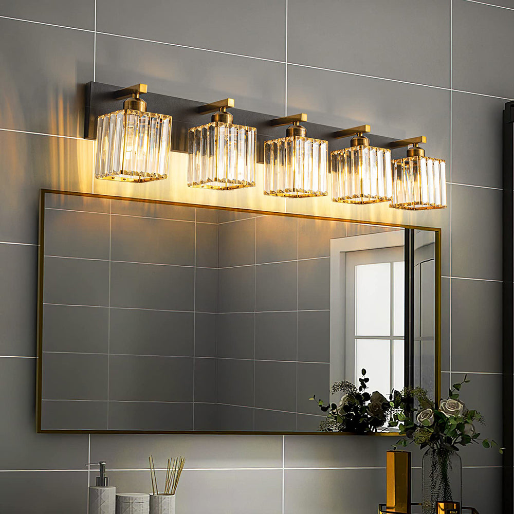 Kristy Design LED Wandleuchte Zweiflamming Kristall Badezimmer