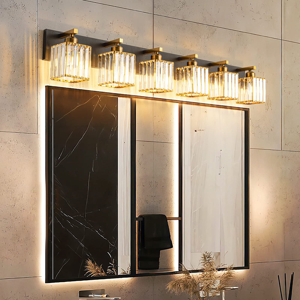 Kristy Design LED Wandleuchte Zweiflamming Kristall Badezimmer