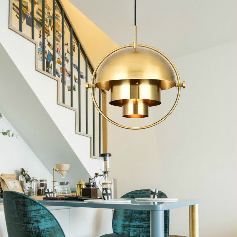 Kristy Modern LED Pendelleuchte Schwarz/Gold Esszimmer/Wohnzimmer