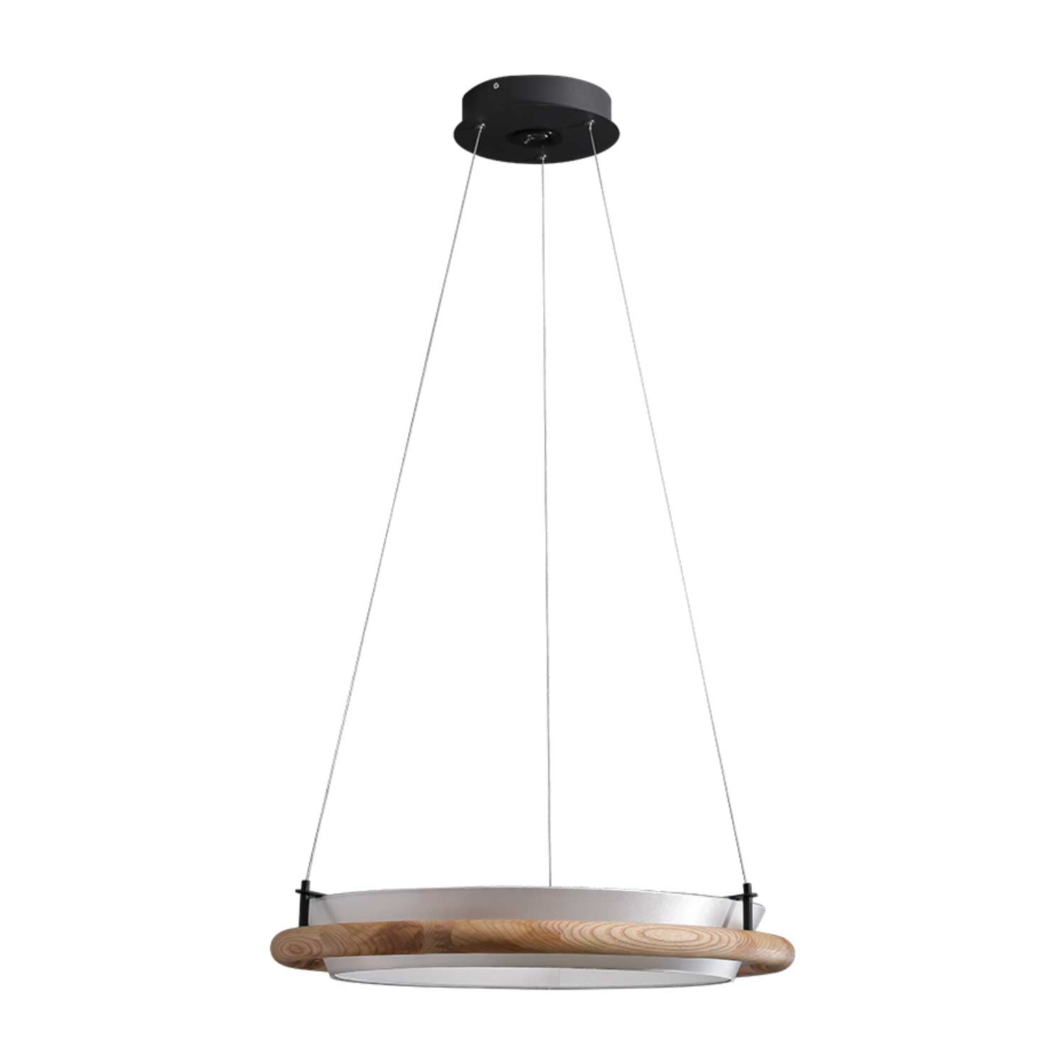 Olvelila Kreisförmige Pendelleuchte aus Holz-Letslighting