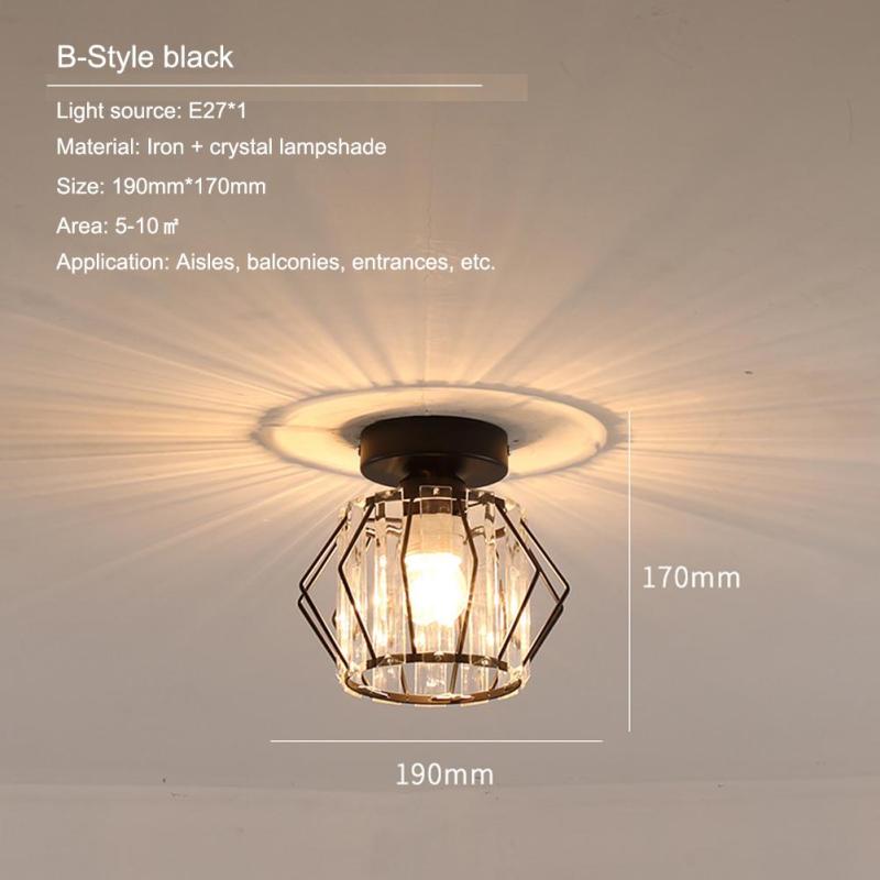 Nordic Minimalistische Deckenlampe Kristall