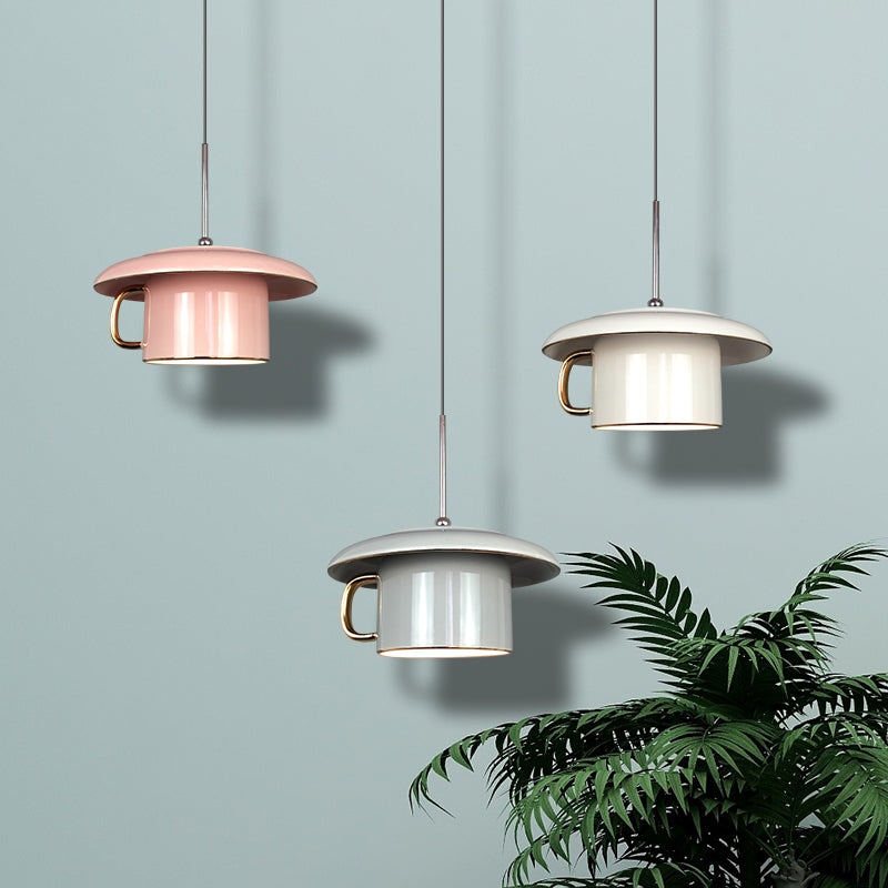 Valentina Urban Cup Keramik LED Pendelleuchte Wohnzimmer