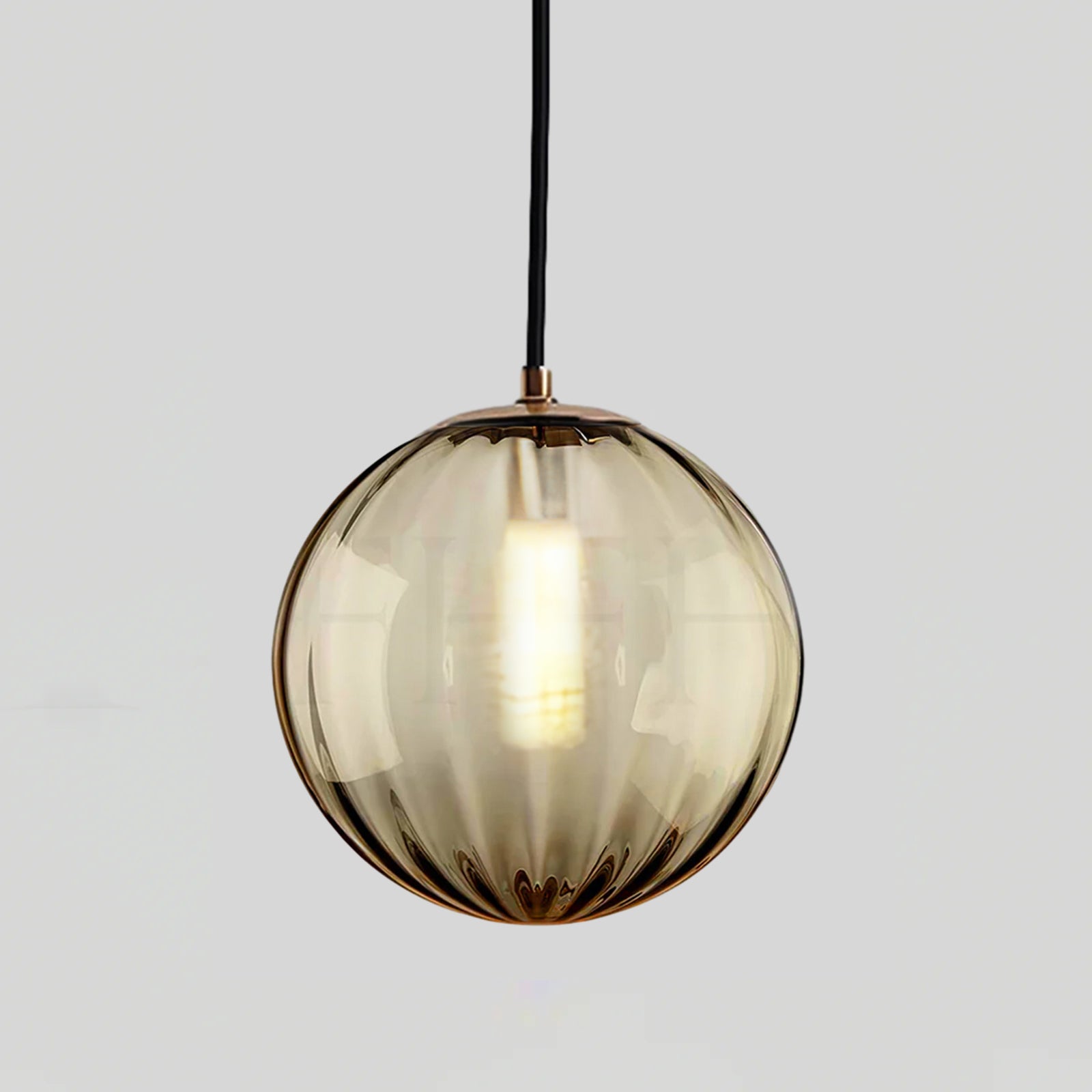 Halore Glas Vintage-Pendelleuchte-Letslighting