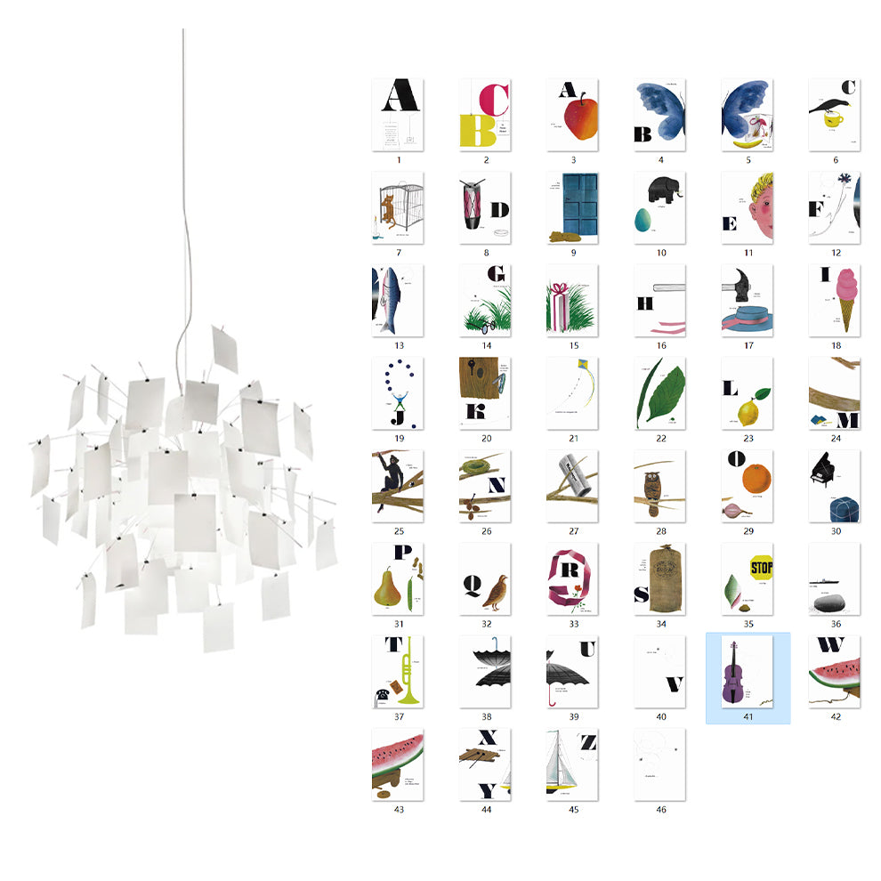Ortheen Moderner Kronleuchter aus Papier-Letslighting
