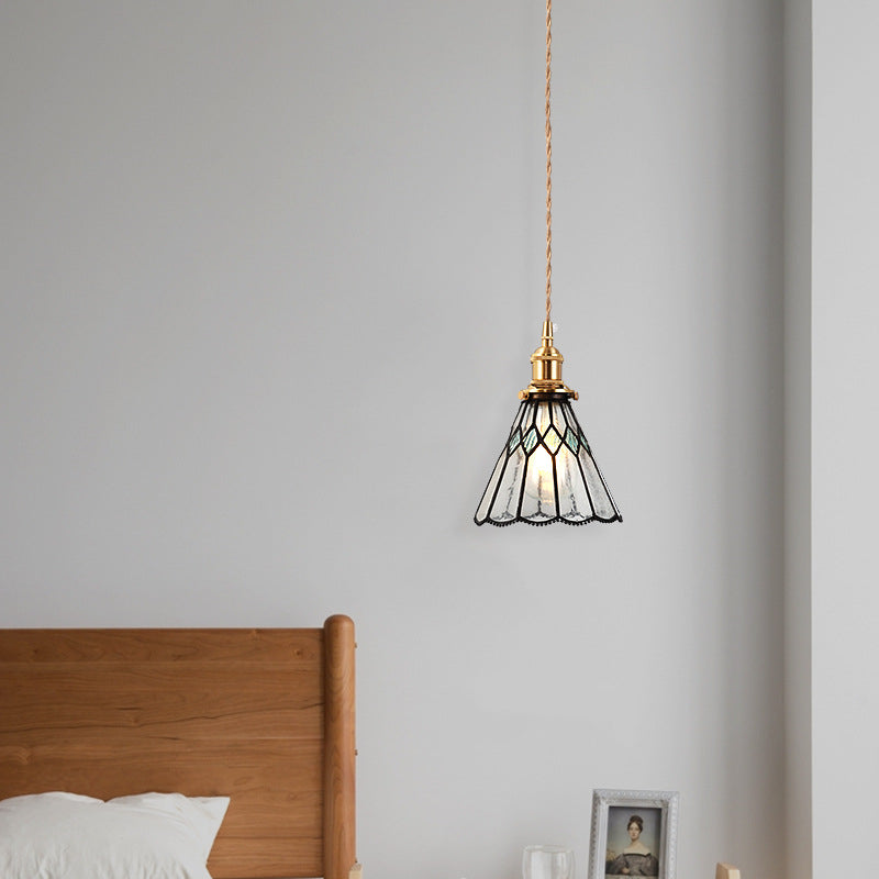 Valentina Vintage Pendelleuchte Glas Schlafzimmer/Wohnzimmer/Restaurant