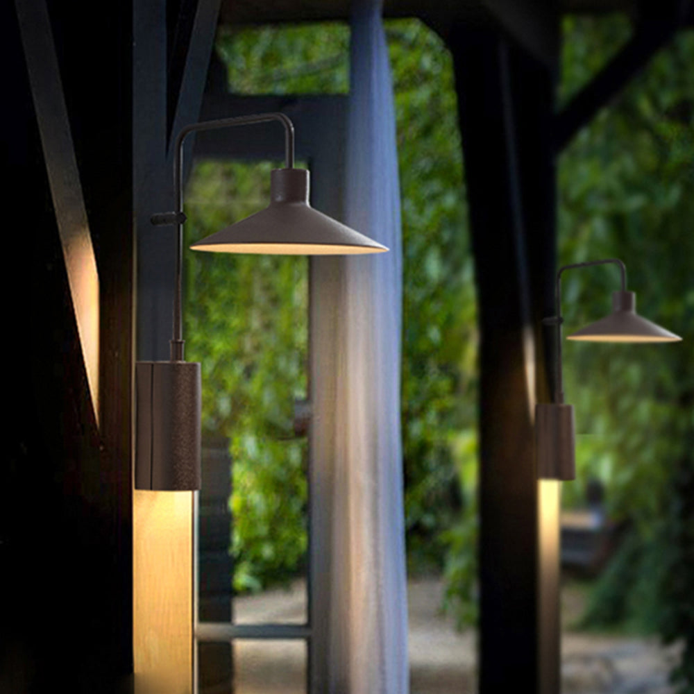 Arisha Modern Minimalist Außenwandleuchte Metall Garten Flur Terrasse