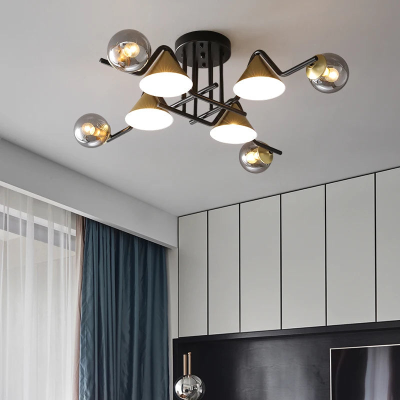 Arisha Design LED Deckenleuchte Schlafzimmer/Wohnzimmer