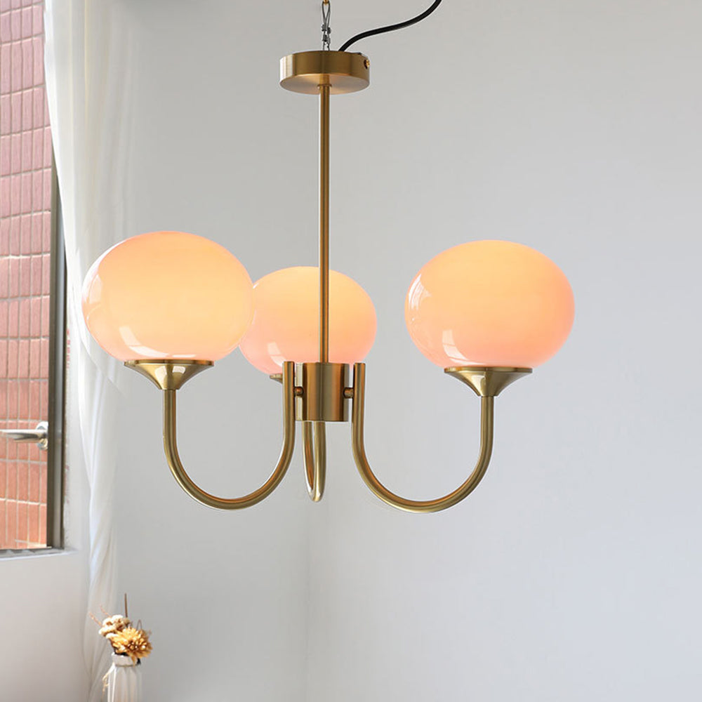 Valentina Modern Kugel LED Pendelleuchte Metall Glas Esstisch Wohnzimmer