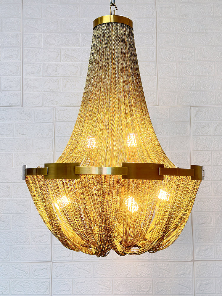 Solara Kronleuchter Quaste Aluminium Kette-Letslighting