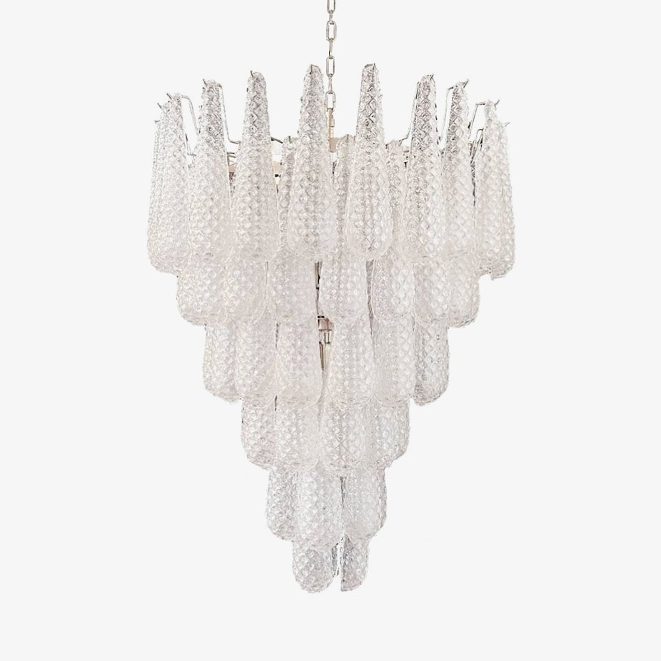 Aurora Chandelier Pinecone Murano Glass Textured Luxury - Neutralighting