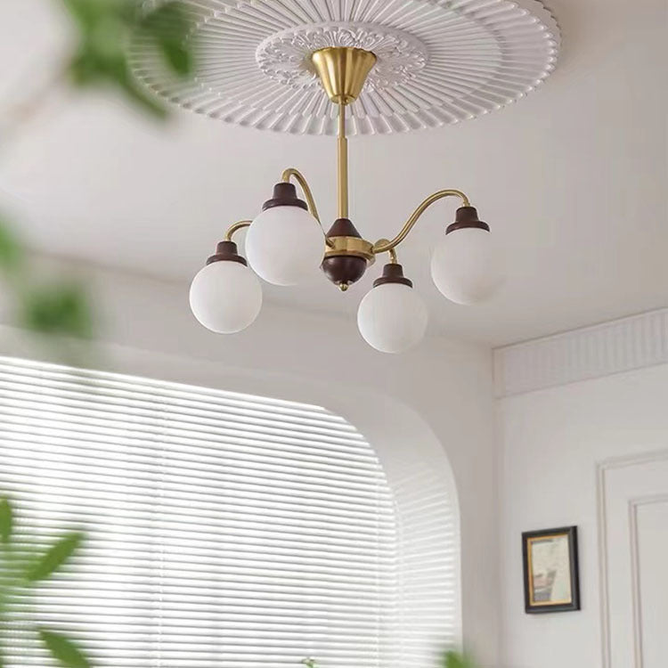 Valentina Französischer LED Kronleuchter Chrom Gold Wohnzimmer/Schlafzimmer