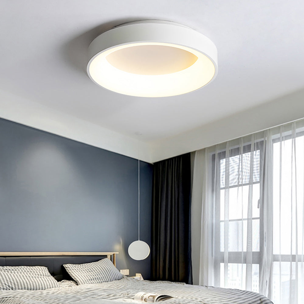 Arisha Deckenleuchte Weiß/Grau Modern LED Schlaf/Wohnzimmer Dimmbar