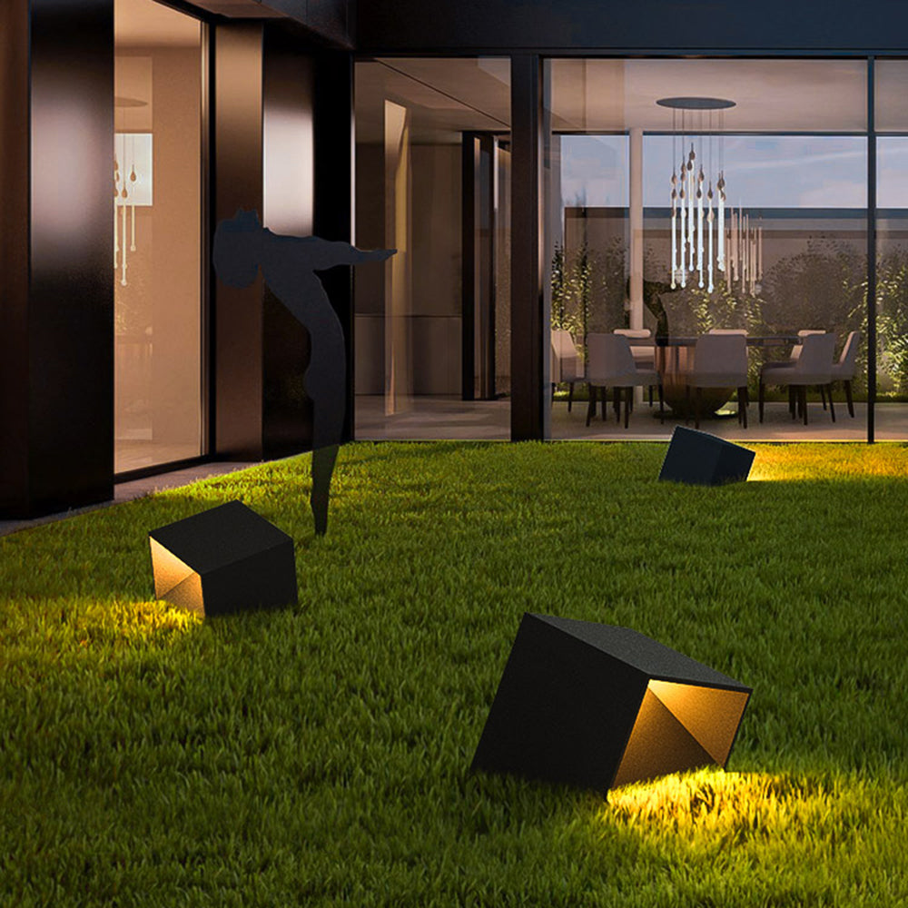 Ray Design LED Außenleuchte Solar Schwarz Garten/Terrasse Metall Acryl