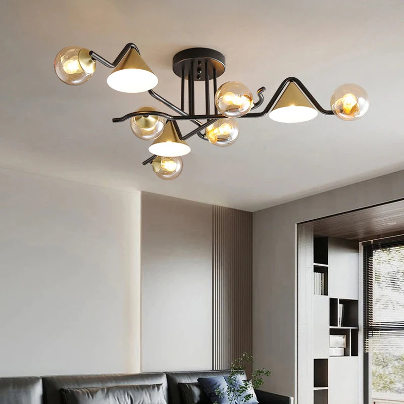 Arisha Design LED Deckenleuchte Schlafzimmer/Wohnzimmer