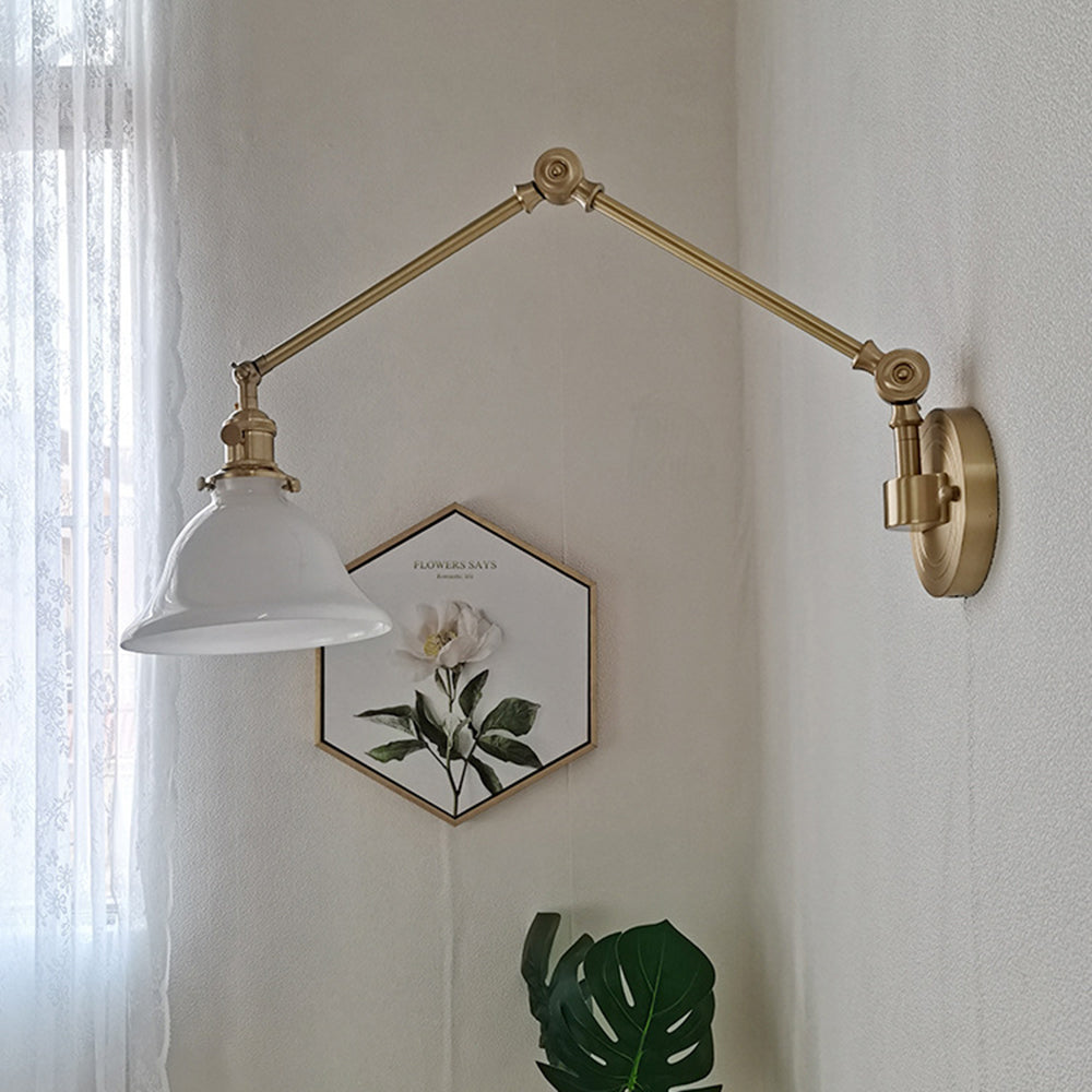 Silva LED Wandleuchte Esszimmer/Wohnzimmer Grün/Weiß Glas