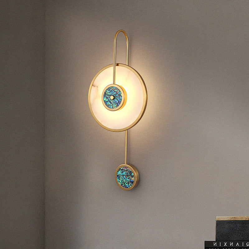Kristy Modern LED Innenwandleuchte Metall Wohnzimmer