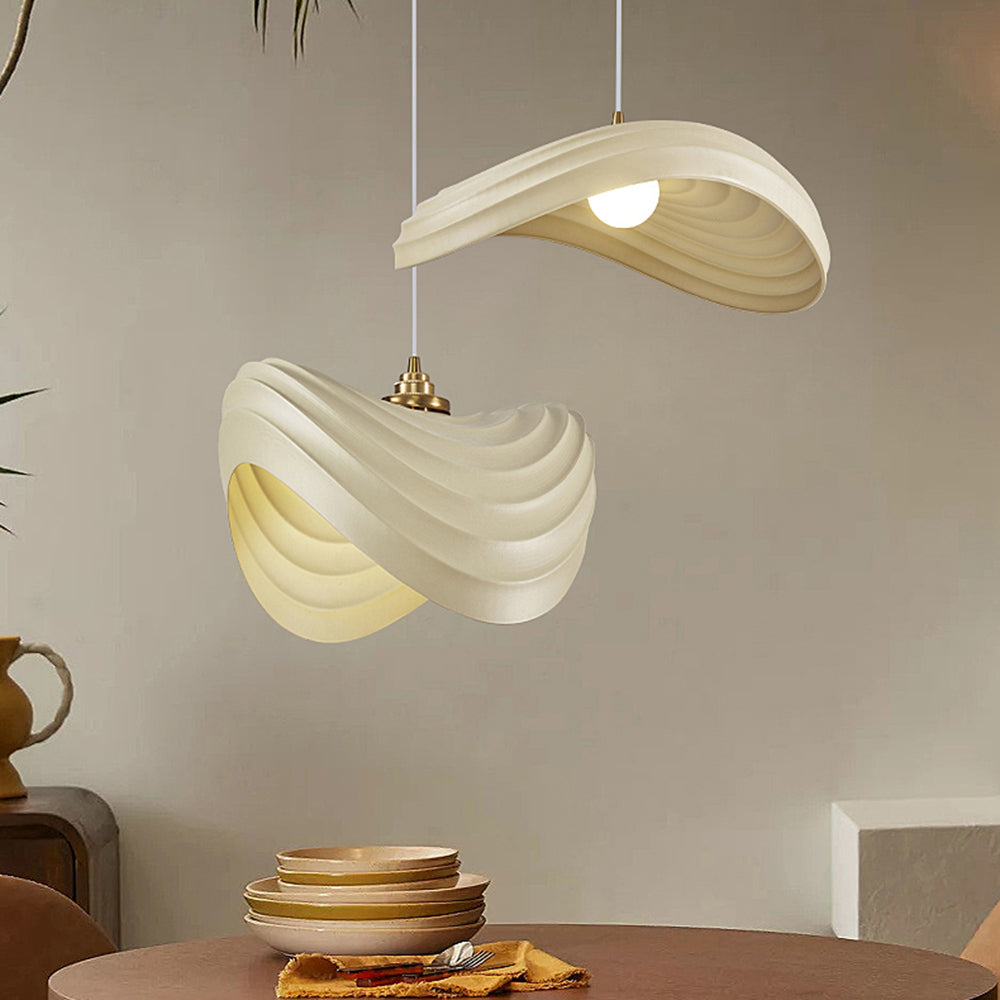 Ritta Minimalistische LED Pendelleuchte Weiß Wohnzimmer/Esszimmer