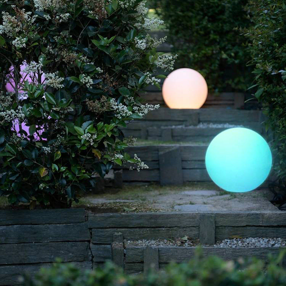 Aria Außen-Bodeneinbaustrahler RGB, Harz Flur, Terrasse