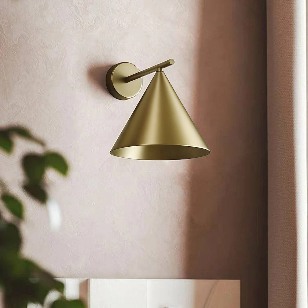 Arisha Vintage Design LED Außenwandleuchte Gold/Schwarz Flur/Garten Metall 3 Größen 24/28/41cm