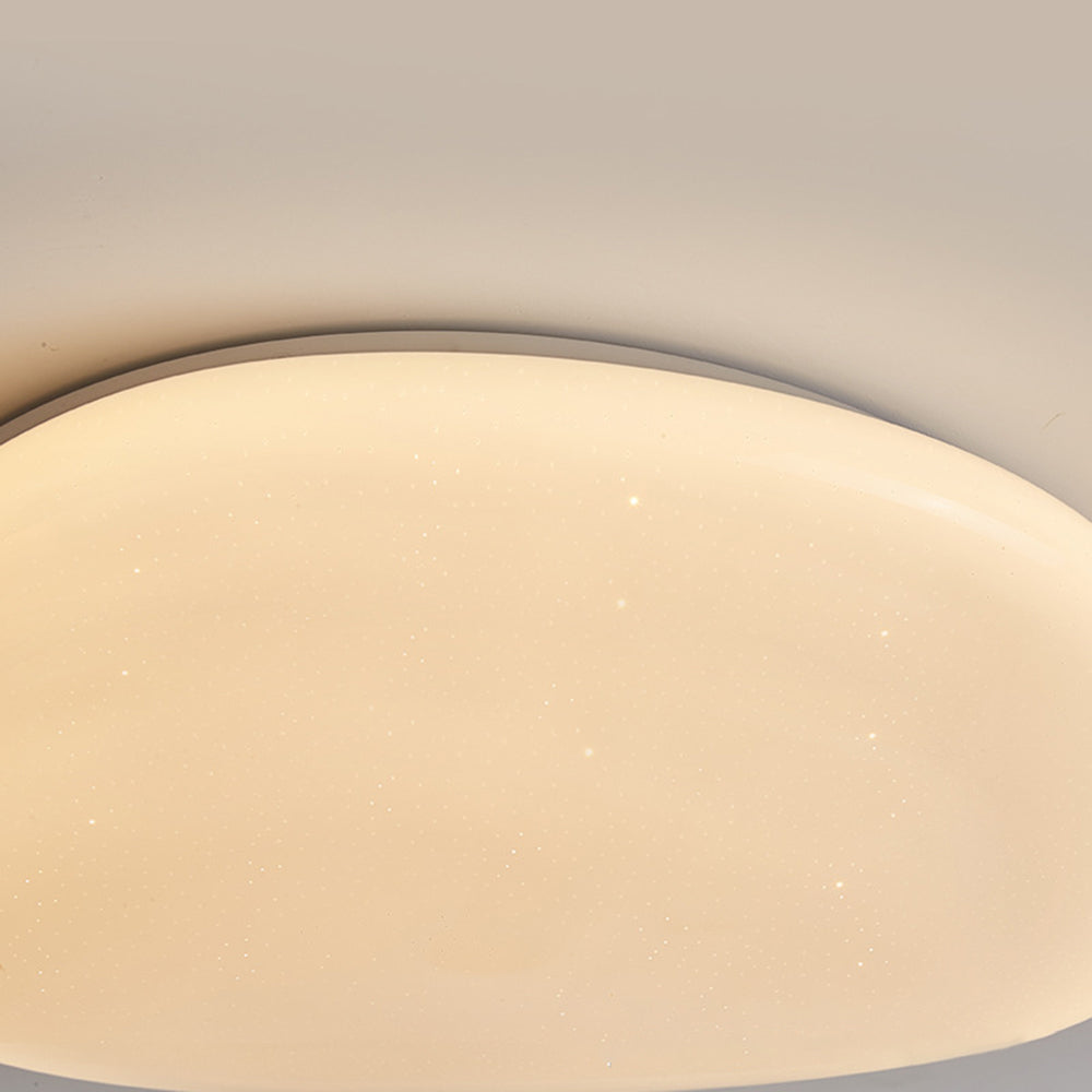 Arisha Deckenleuchte Weiß Kieselsteinform Bade/Schlafzimmer