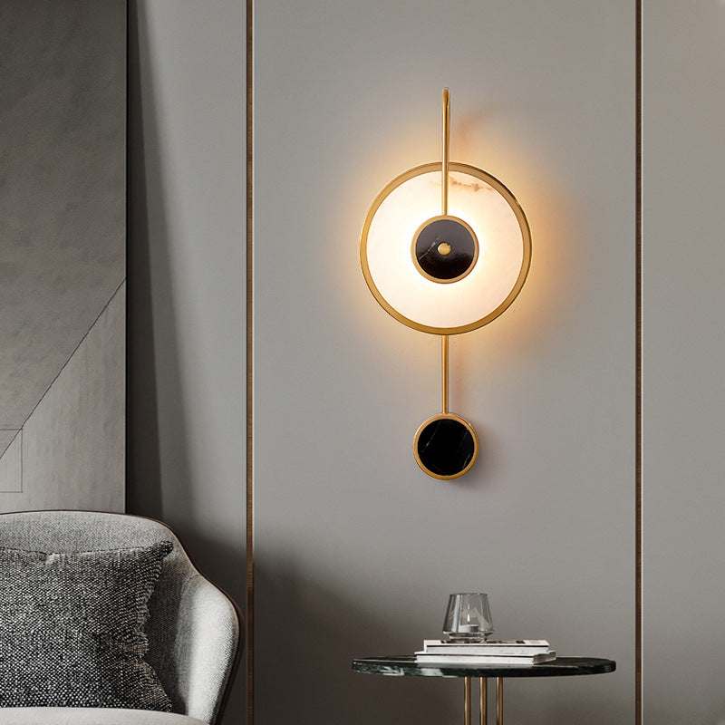 Kristy Modern LED Innenwandleuchte Metall Wohnzimmer