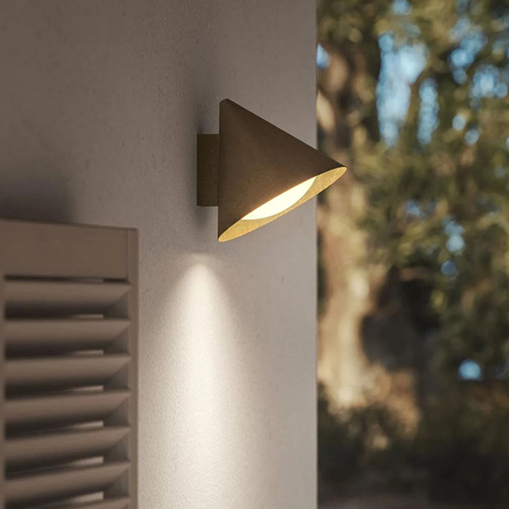 Arisha Vintage Design LED Außenwandleuchte Gold/Schwarz Flur/Garten Metall 3 Größen 24/28/41cm