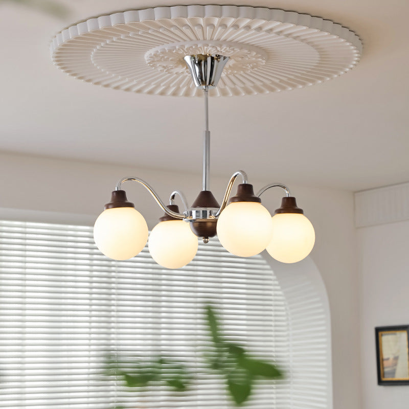 Valentina Französischer LED Kronleuchter Chrom Gold Wohnzimmer/Schlafzimmer
