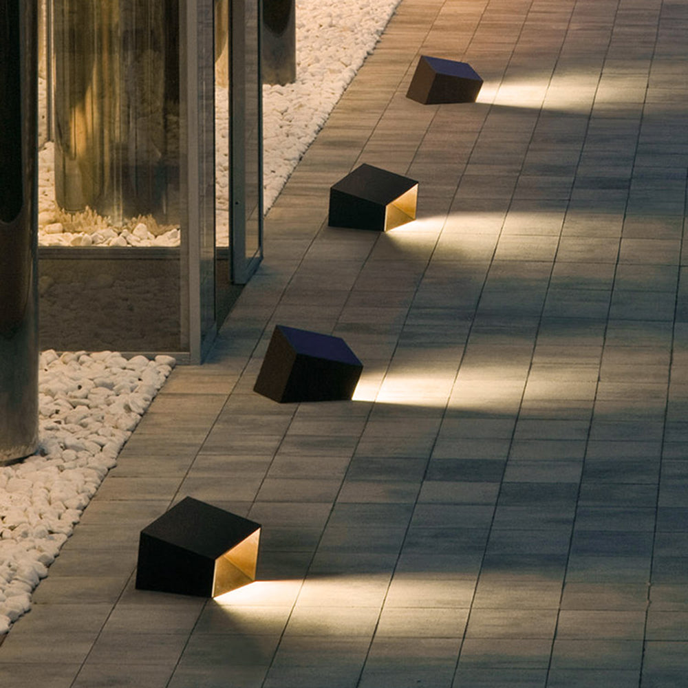 Ray Design LED Außenleuchte Solar Schwarz Garten/Terrasse Metall Acryl