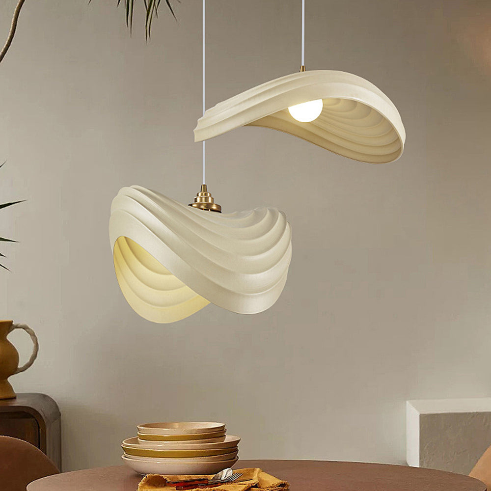 Ritta Minimalistische LED Pendelleuchte Weiß Wohnzimmer/Esszimmer
