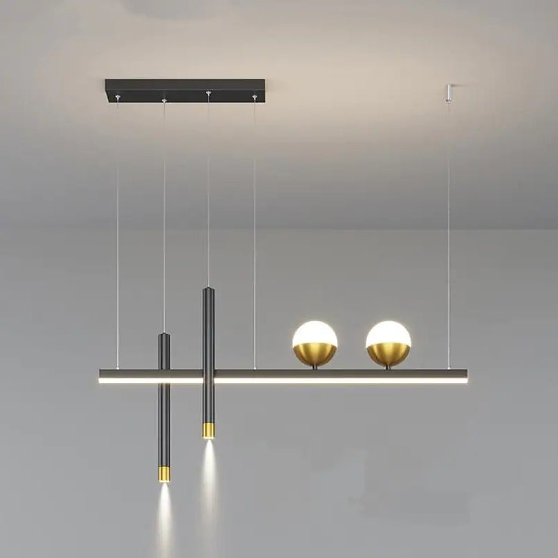 Arishalineare LED Pendelleuchte aus Metall für Esszimmer