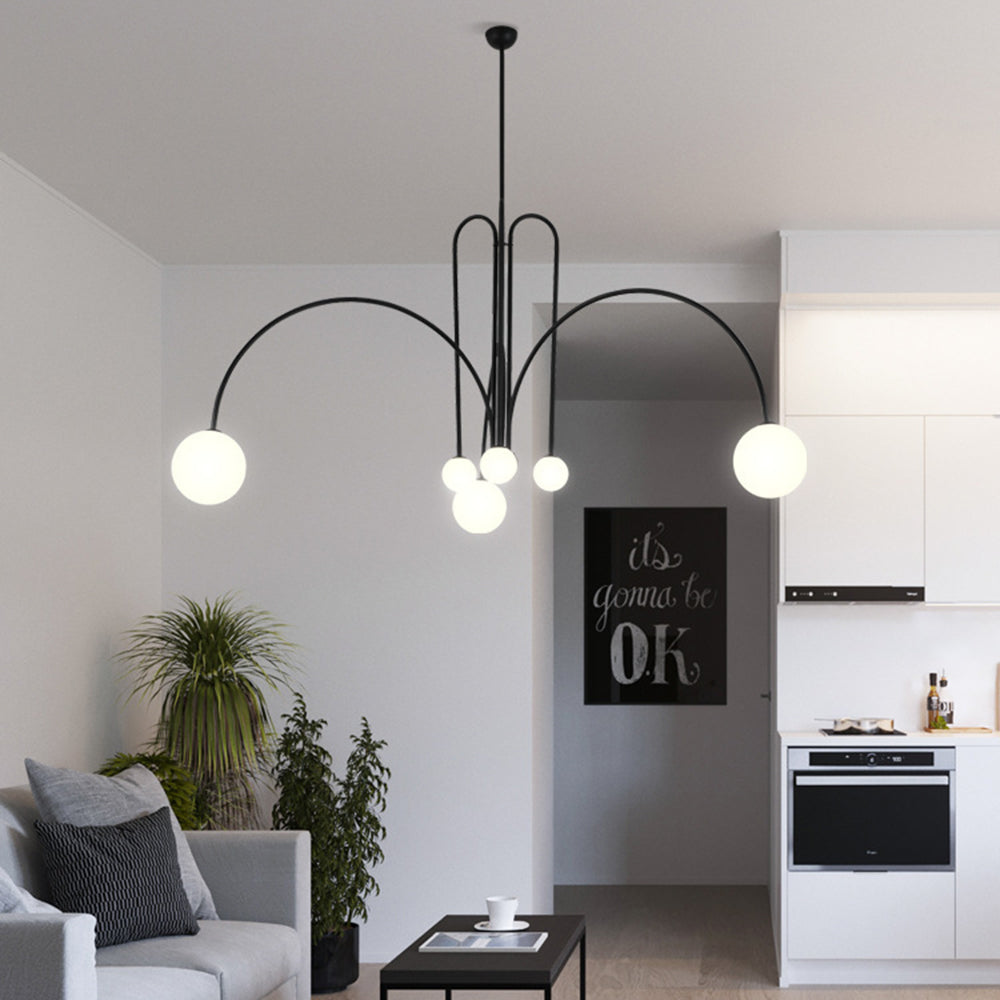 Avi Modern LED Pendelleuchte Schwalz/Gold/Rose Esstisch/Schlaf/Wohnzimmer