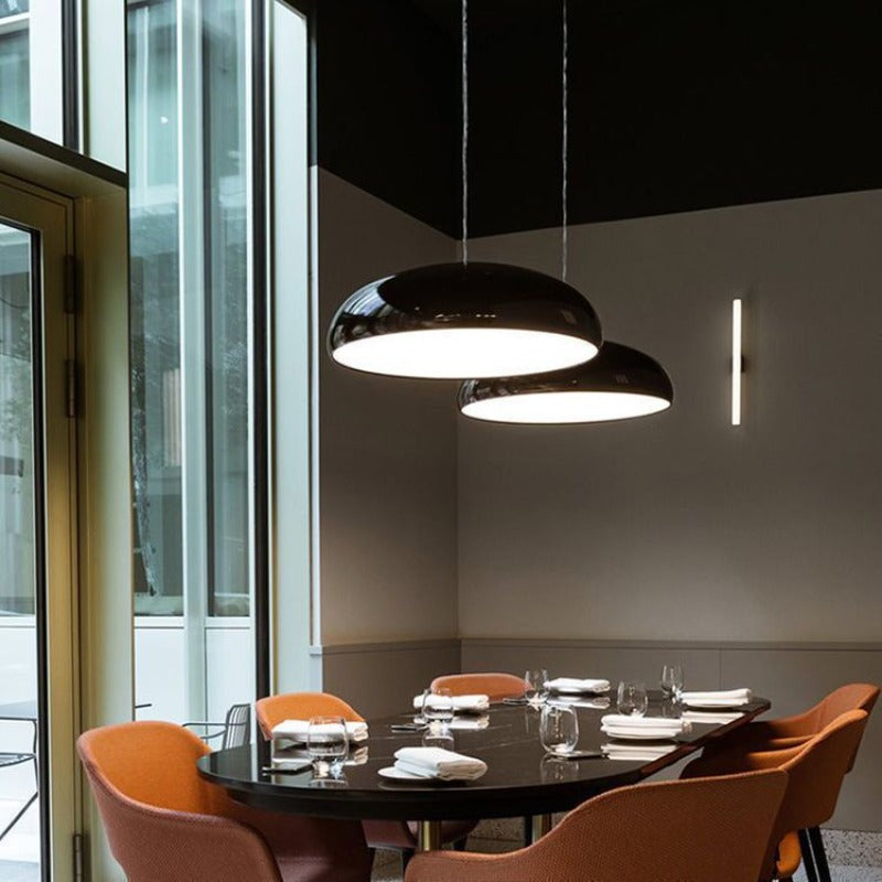 Valentina Vintage LED Deckenleuchte Schwarz Metall Schlaf Wohnzimmer