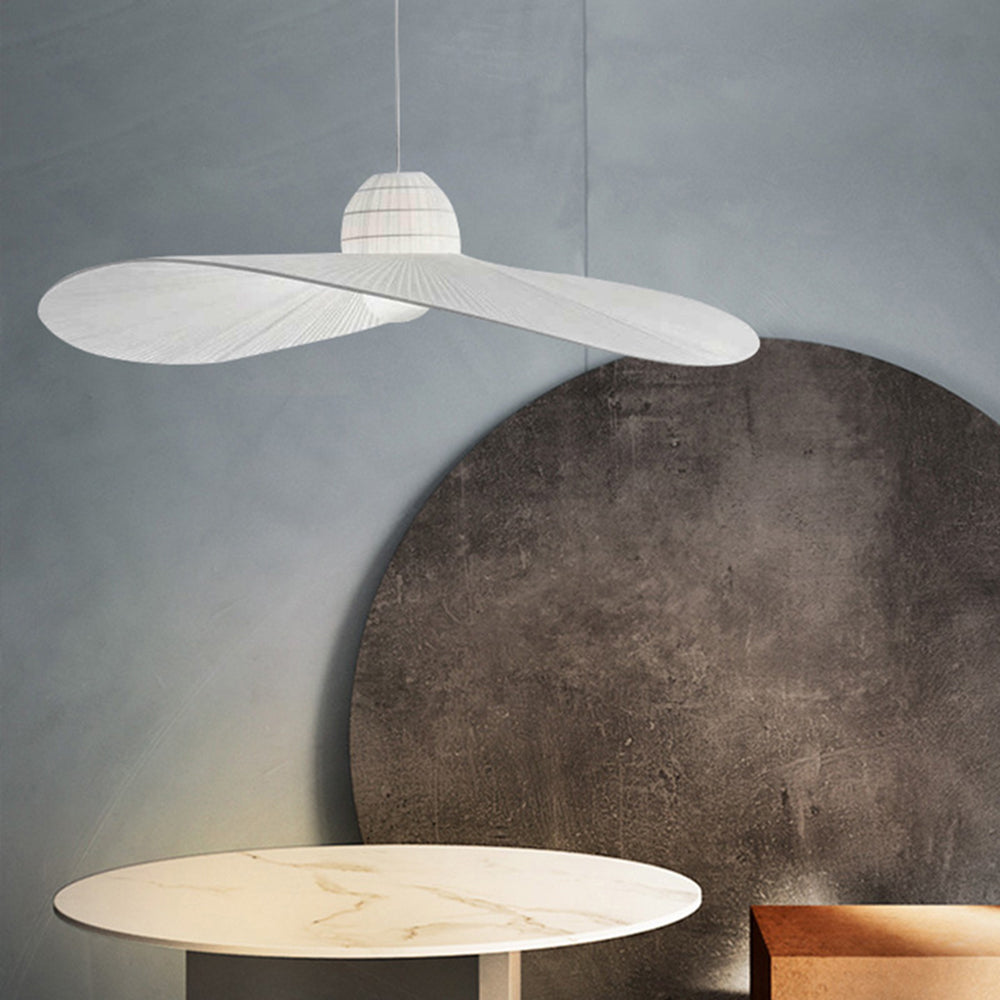Ritta LED Modern Pendelleuchte Weiß/Schwarz, Esstisch, Metall Stoffe
