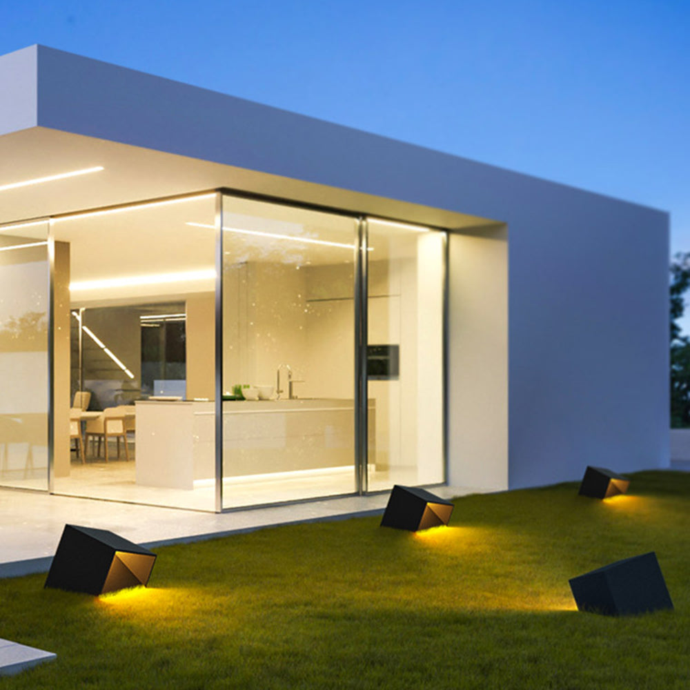 Ray Design LED Außenleuchte Solar Schwarz Garten/Terrasse Metall Acryl