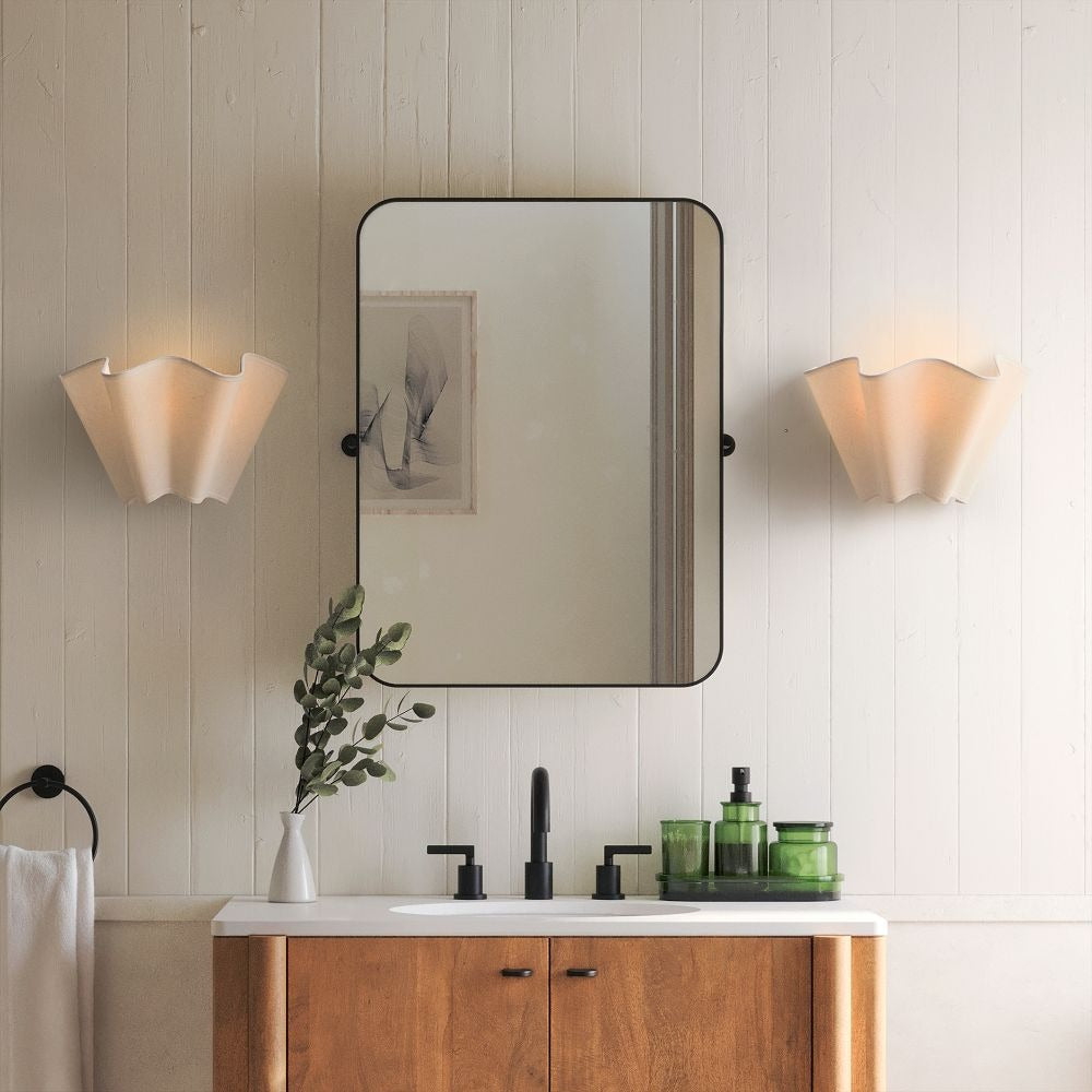 Wandleuchte im Schlafzimmer