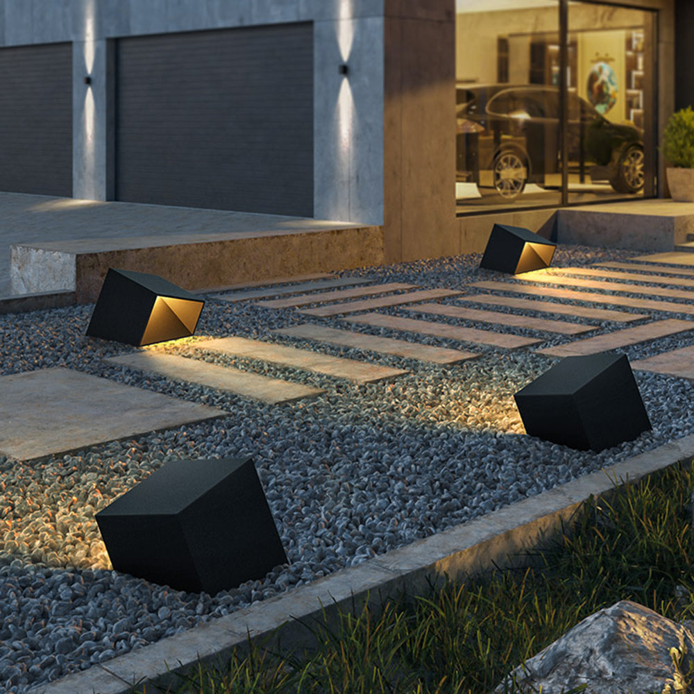Ray Design LED Außenleuchte Solar Schwarz Garten/Terrasse Metall Acryl