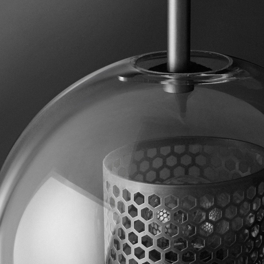 Valentina Industrial LED Wandleuchte Global, Silber/Gold, Innen