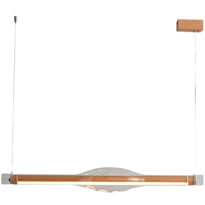Arisha Modern LED Pendelleuchte Rot/Braun Wohn/Schlafzimmer Metall&Glas 121CM Lang