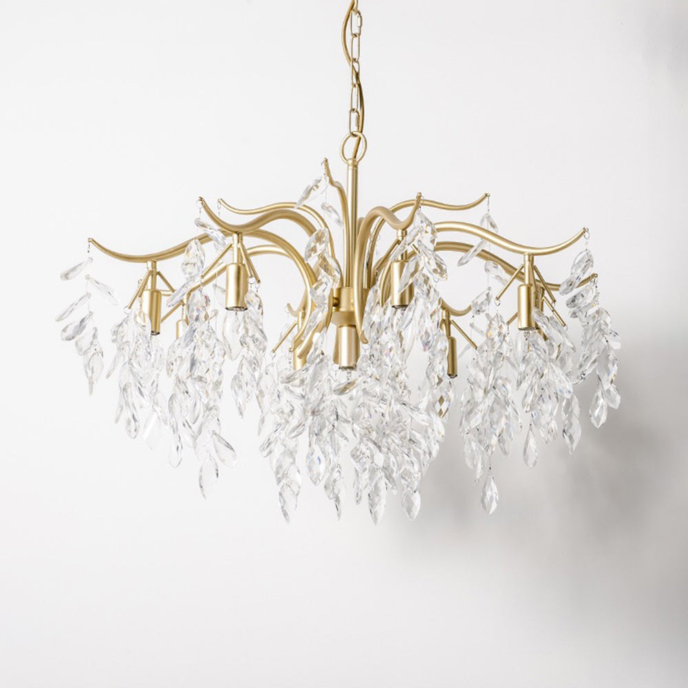 Kristy Kronleuchter Antiquität Schwarz/Gold Wohnzimmer Kristall-Letslighting