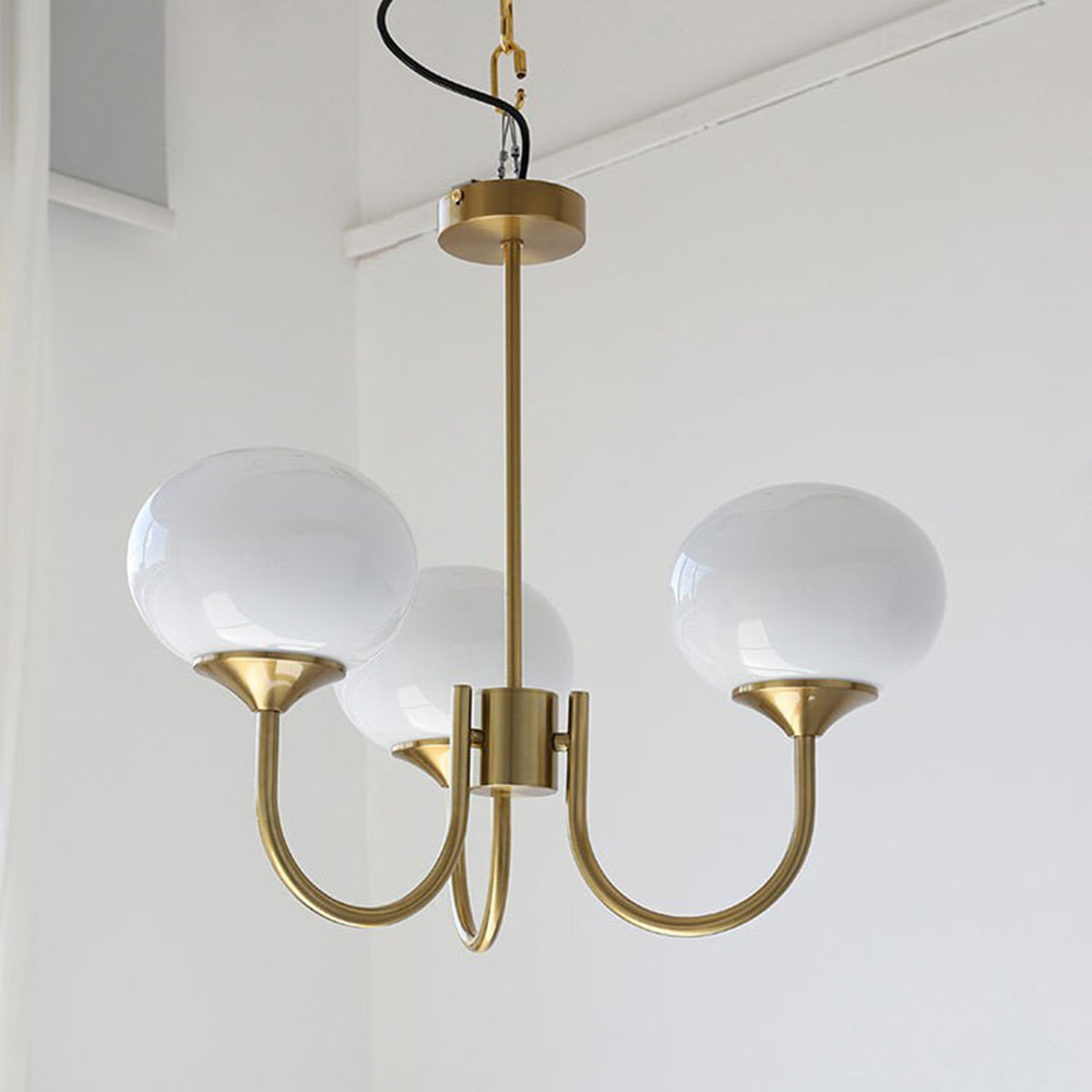 Valentina Modern Kugel LED Pendelleuchte Metall Glas Esstisch Wohnzimmer