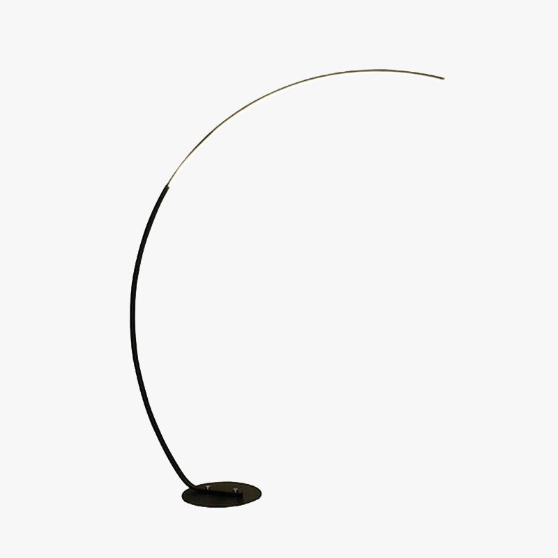 Arisha Stehlampe Weiß/Schwarz Wohn/Schlafzimmer Arc Modern LED