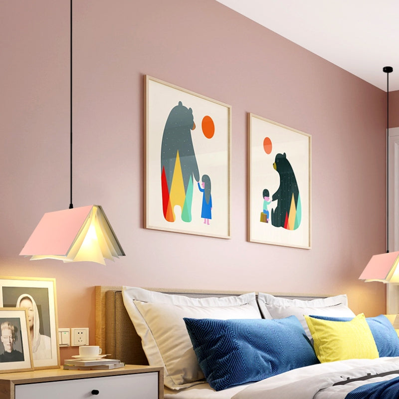 Aria Kreative bunte Buch-Pendelleuchte