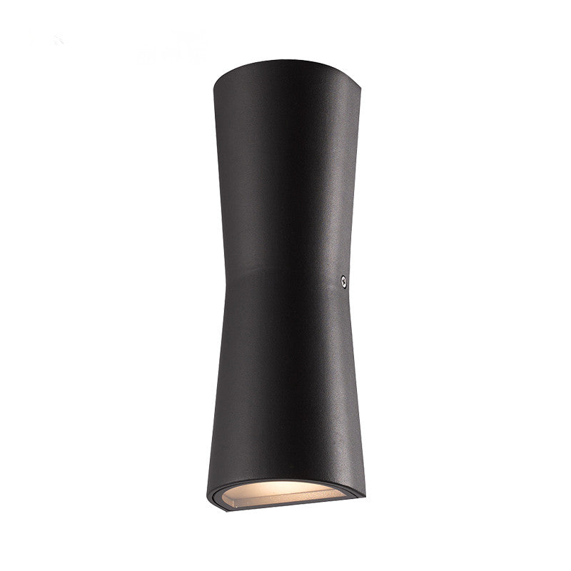 Ray Modern Zylinder LED Außenwandleuchte Metall Acryl Garten Flur Terrasse