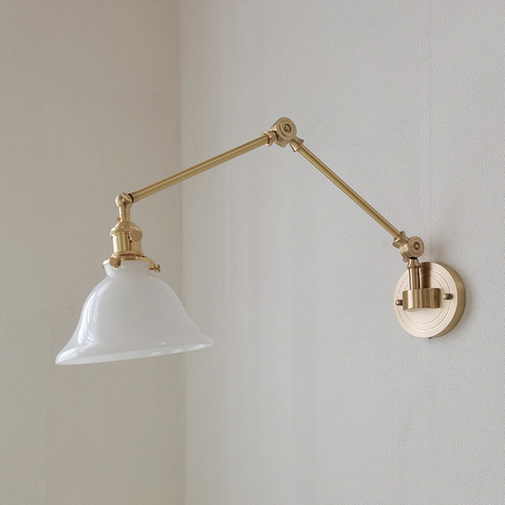 Silva LED Wandleuchte Esszimmer/Wohnzimmer Grün/Weiß Glas