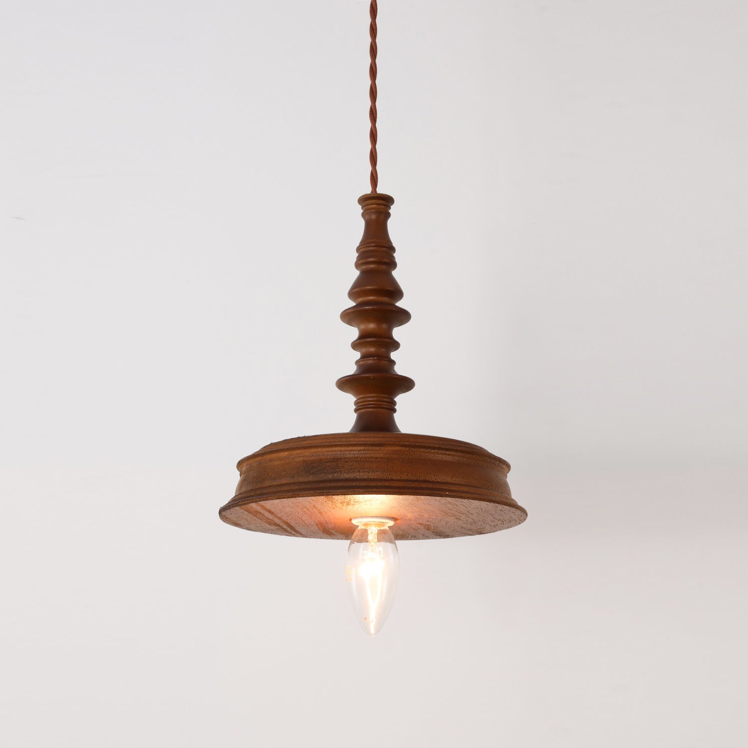 Iraeiel Vintage Minimalistisch Holz Pendelleuchte-Letslighting