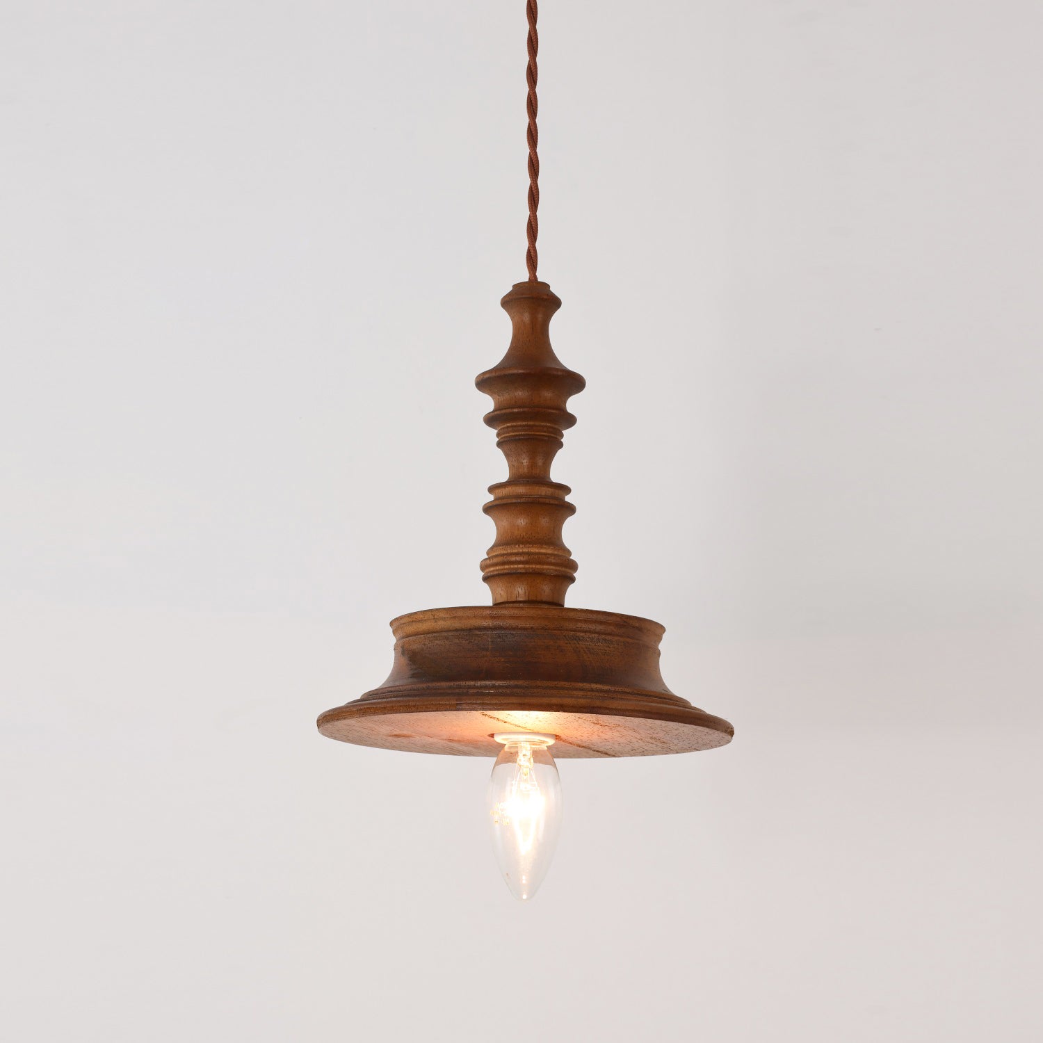 Iraeiel Vintage Minimalistisch Holz Pendelleuchte-Letslighting