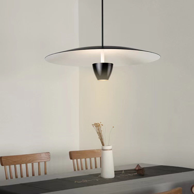 Arisha Modern LED Pendelleuchte 2 Flammig Schwarz Wohn/Esszimmer Metall