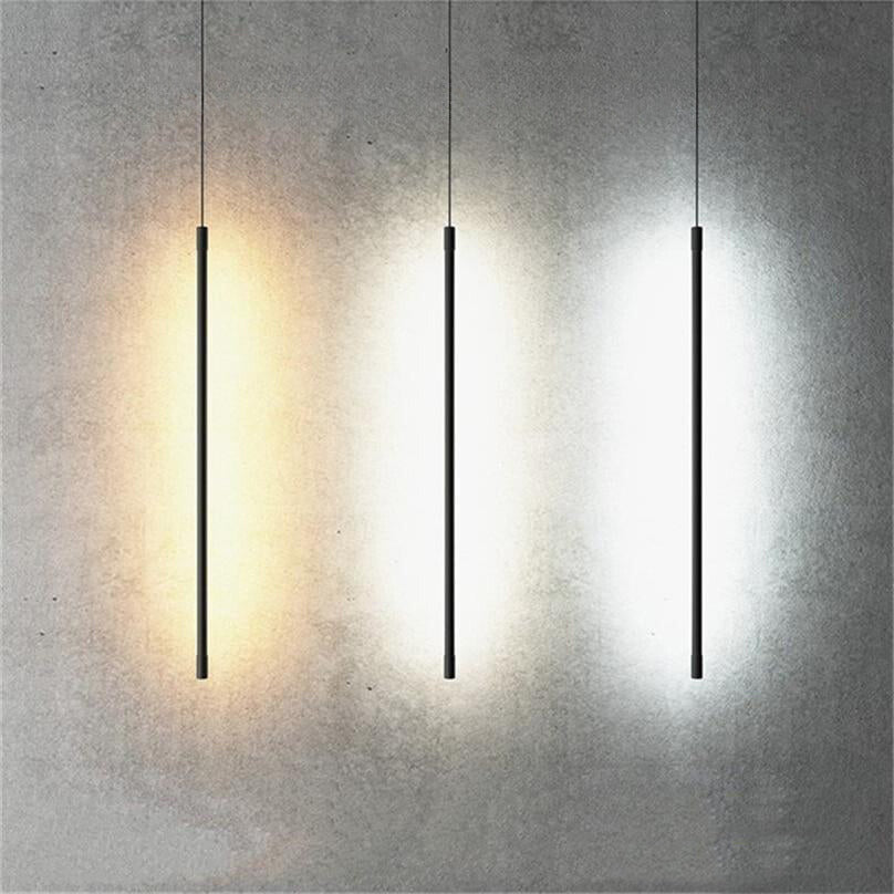 Arisha Modern LED Pendelleuchte Schwarz Metall Schlaf/Wohnzimmer