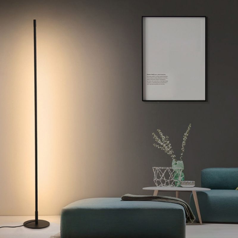 Arisha Stehleuchte Modern Linear Silber/Gold/Schwarz Wohn/Schlafzimmer