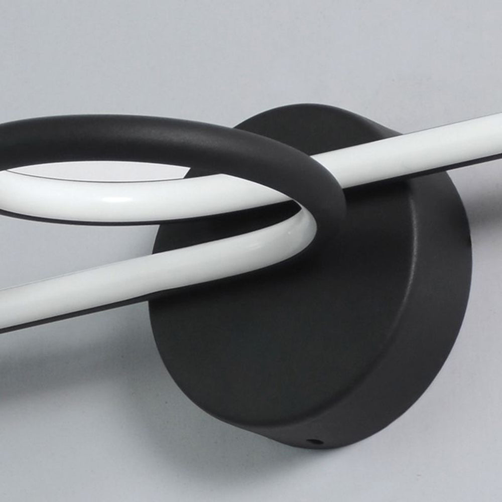 Arisha Minimalistische LED Wandleuchte Wohn/Esszimmer Schwarz/Weiß